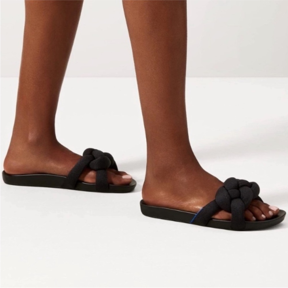 Rothy's Black Knotted Sandals